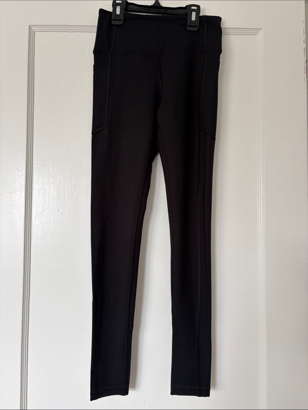 Victoria's Secret Black Active Leggings with Side Pockets